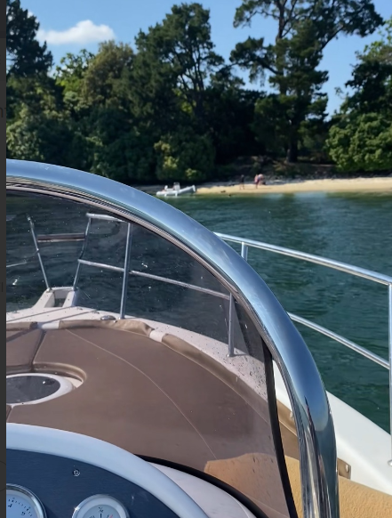 Le bateau dans le Golfe du Morbihan